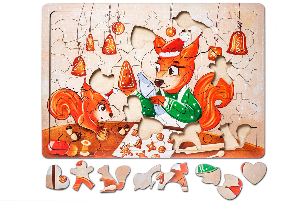 Пазл Мастерская белочки - Smiledecor фото 3