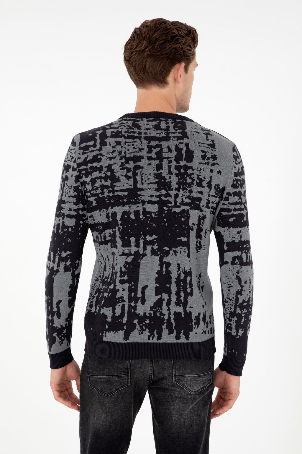 Мужской темно-синий свитер Неожиданная скидка в корзине - U.s. polo assn фото 5