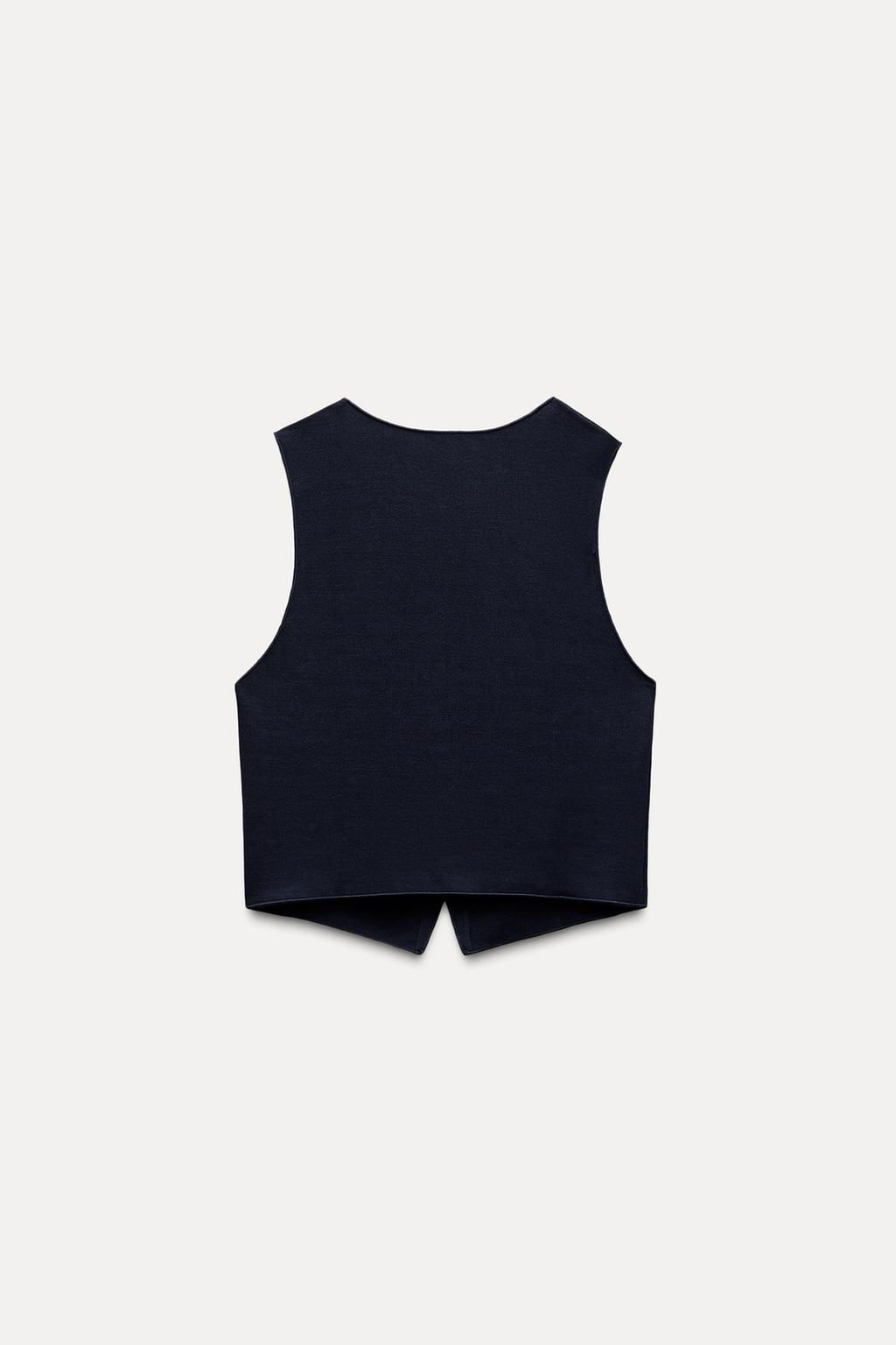 STRETCH KNIT VEST TOP - Zara фото 22