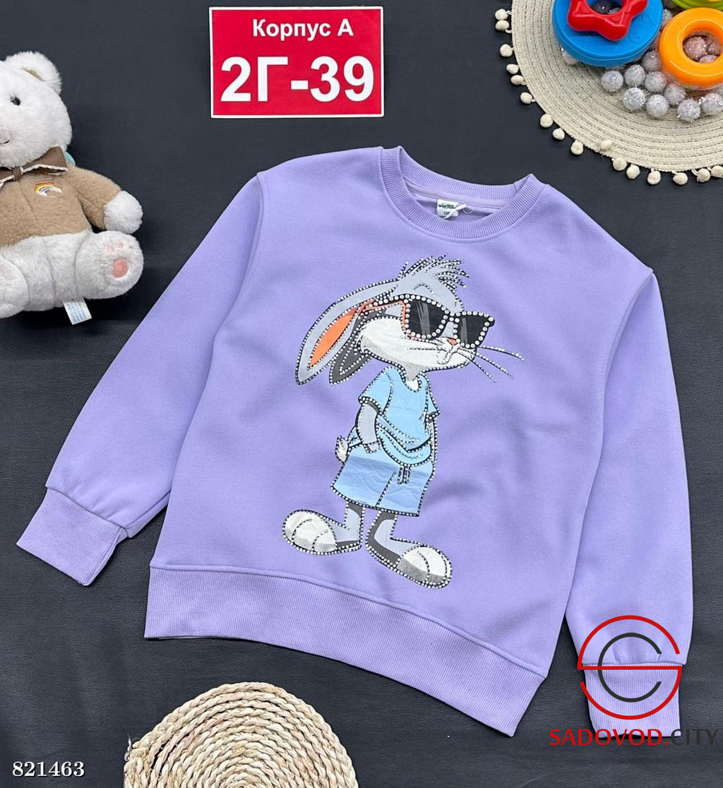 Кофта для девочки с рисунком