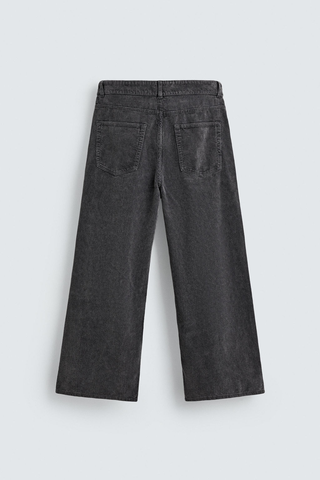 PANTAL?N RELAXED FIT PANA / Gris oscuro - Zara фото 8