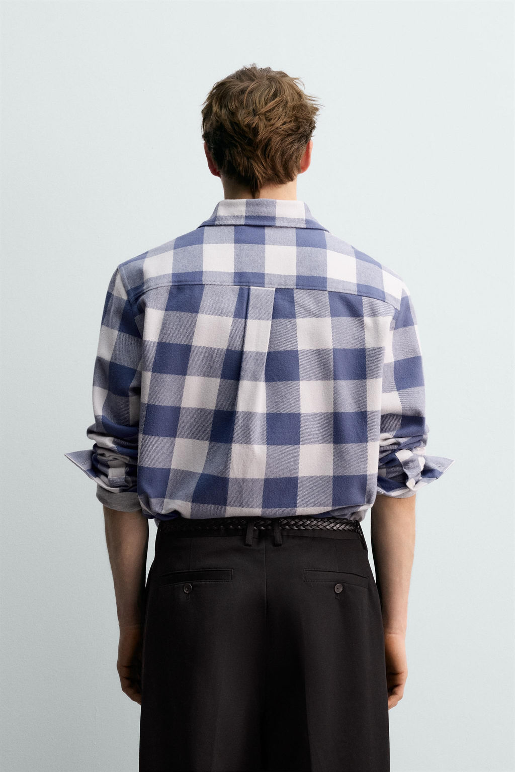 CHECK FLANNEL SHIRT AARON LEVINE X ZARA  фото 3