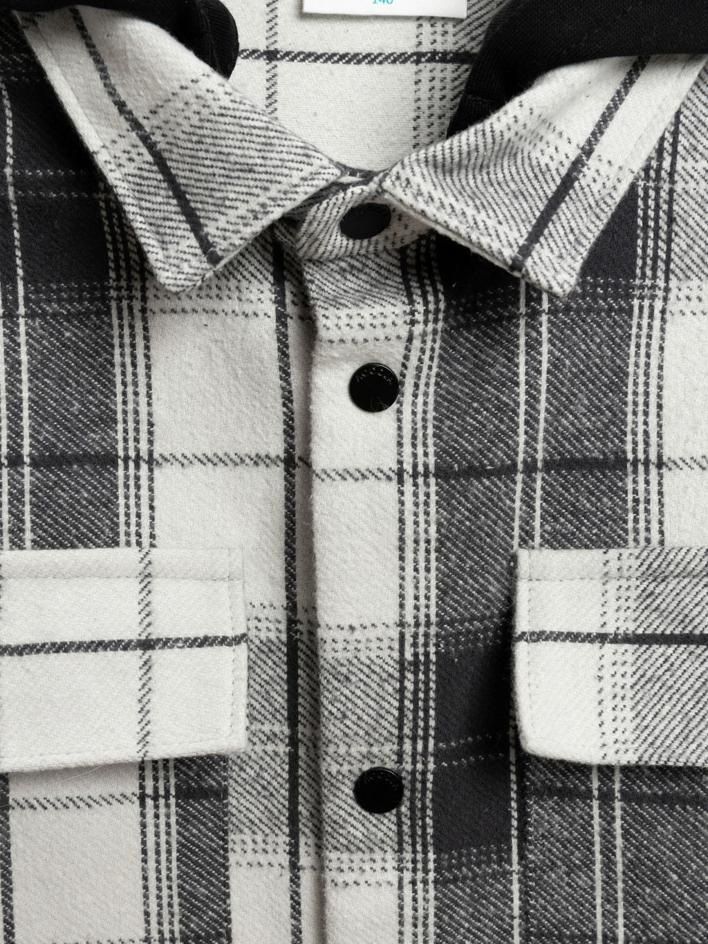 ACOOLA / Сорочка верхняя детская для мальчиков Simum серая клетка  фото 5