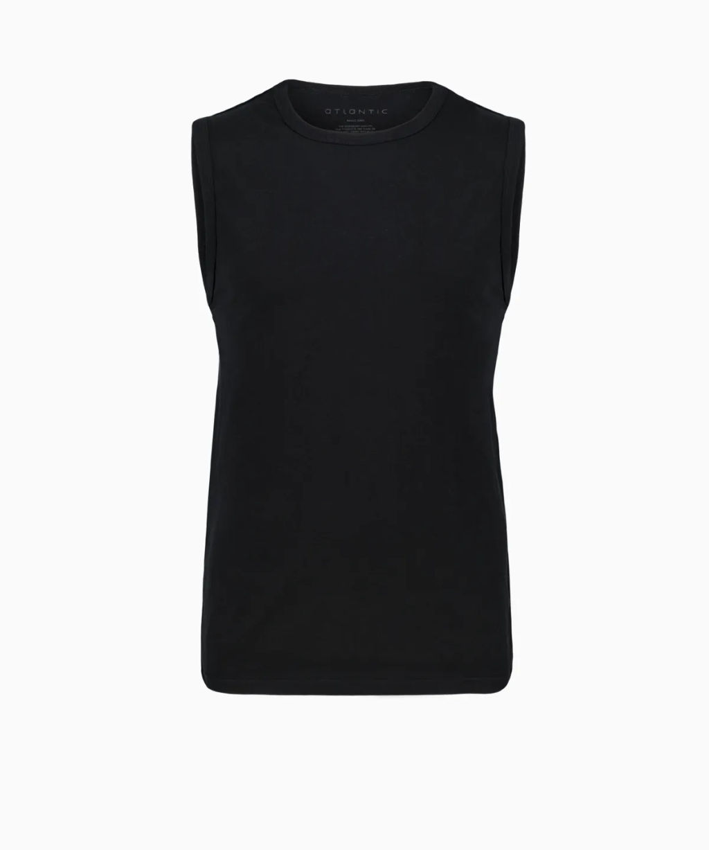 ATLANTIC BMV-047 Майка Basic черный  фото 4