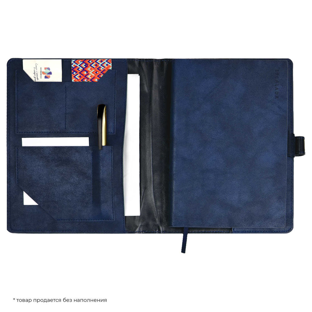 Ежедневник-органайзер недатированный ESCALADA, А5+, 160 л., арт. 63920/ 10 ТИВОЛИ СИНИЙ  фото 15