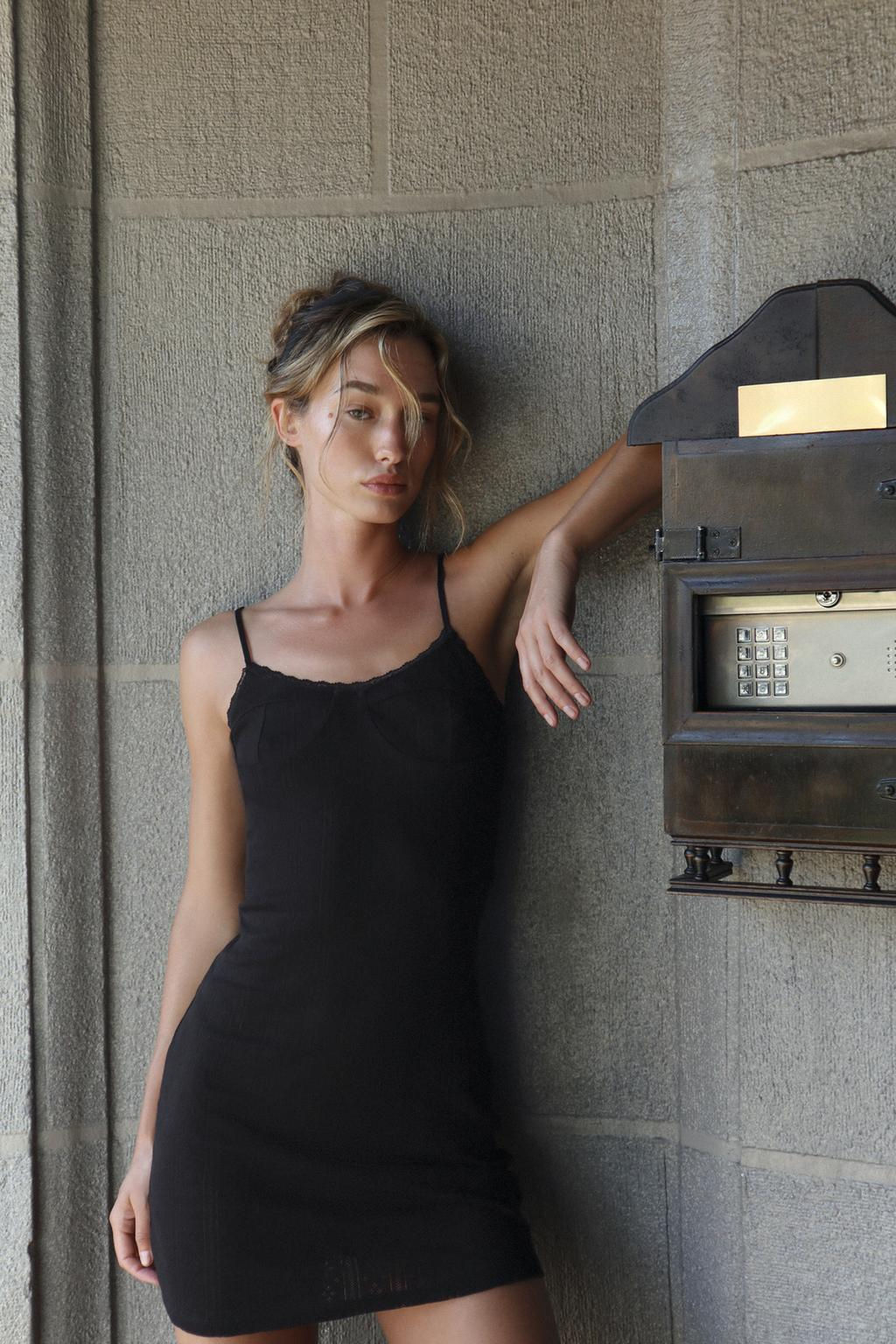 POINTELLE DRESS WITH SEAMS - Zara фото 8