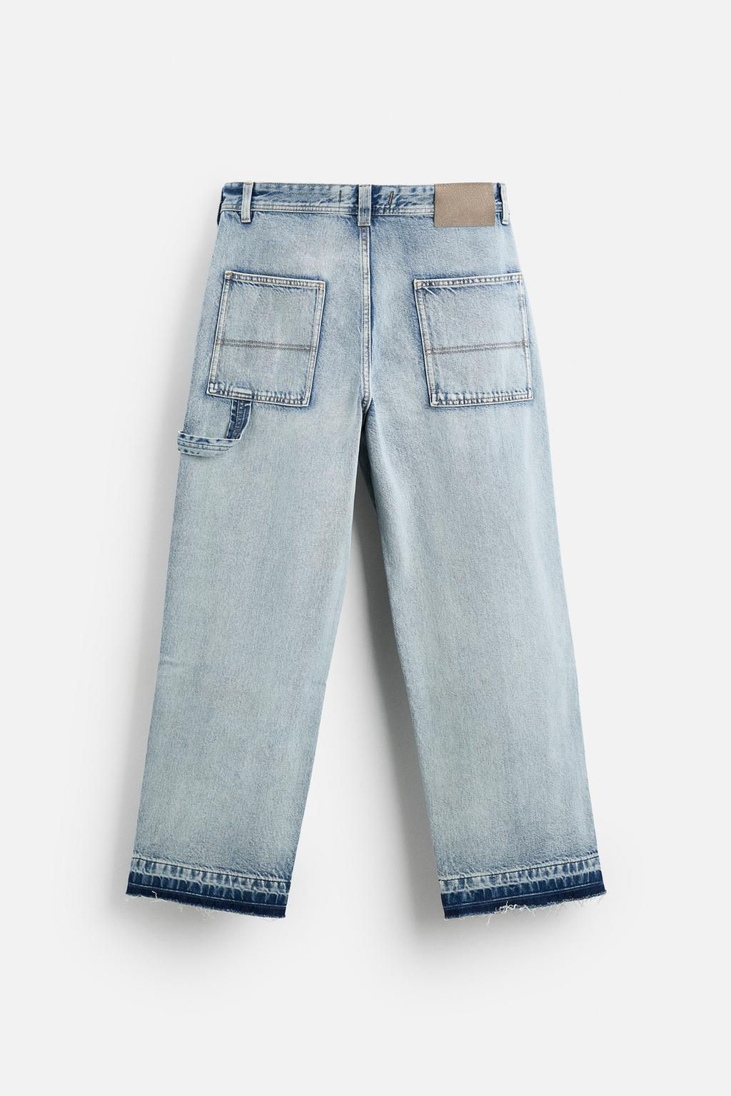 REWORKED CARPENTER JEANS - Zara фото 8
