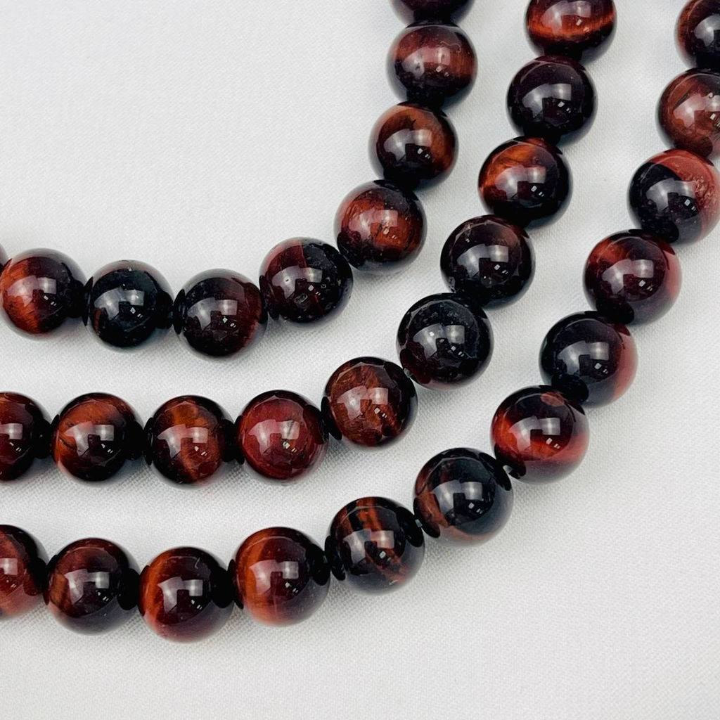 Бусины для украшений из Бычьего глаза (45 бусин) 37 см