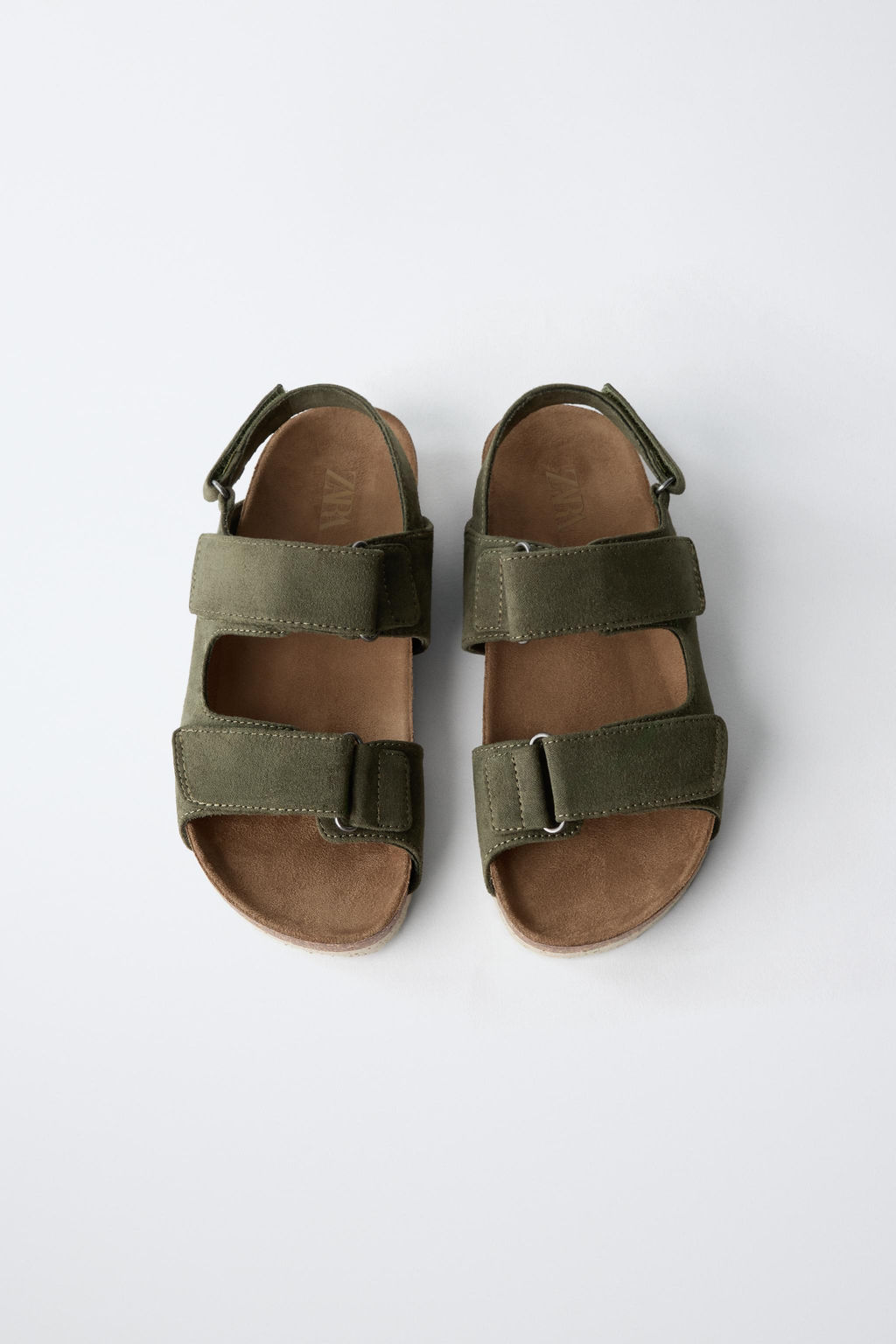 SANDALIA HEBILLAS / Verde Caqui - Zara фото 4