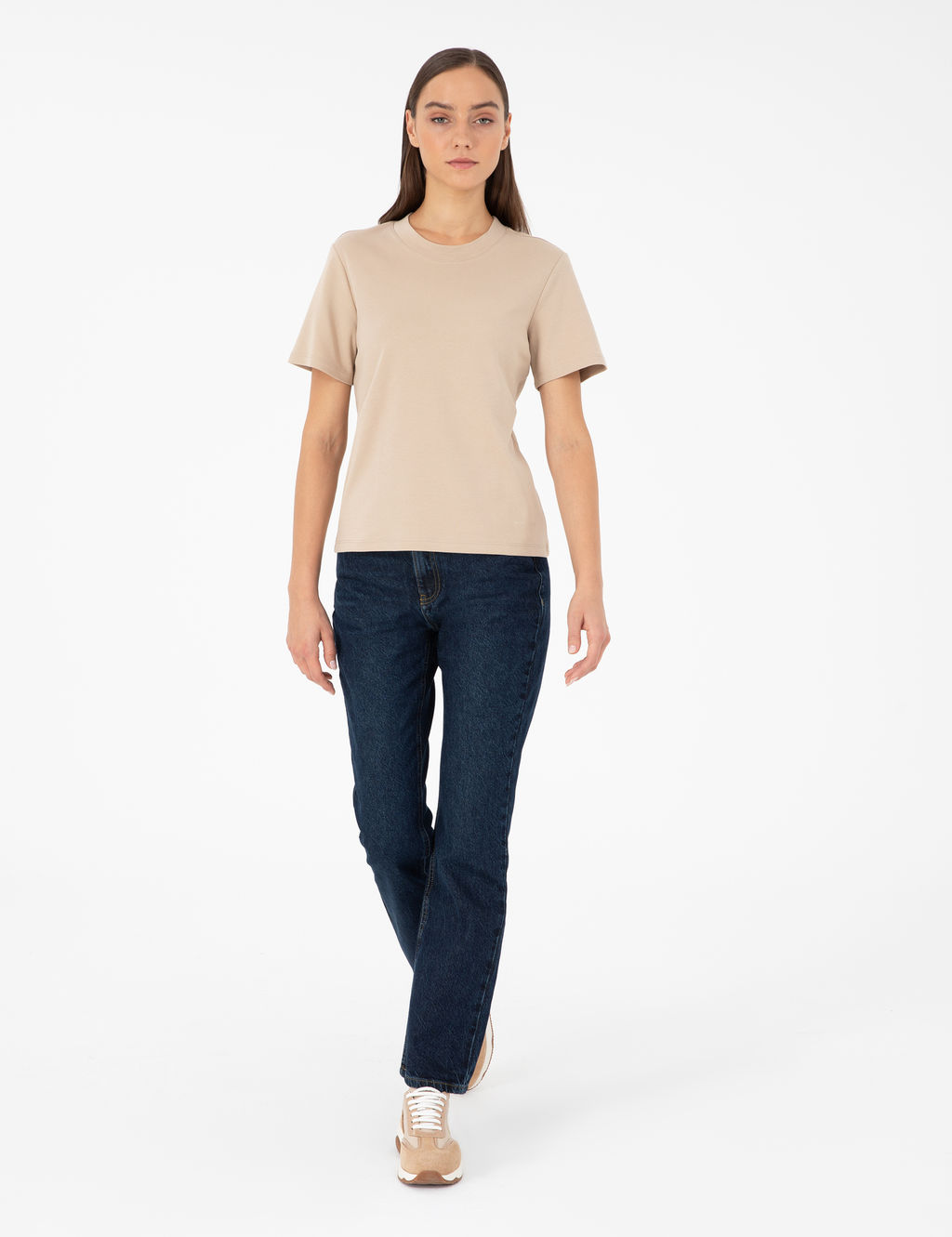 Koyu _ndigo Straight Fit Jean Pantolon