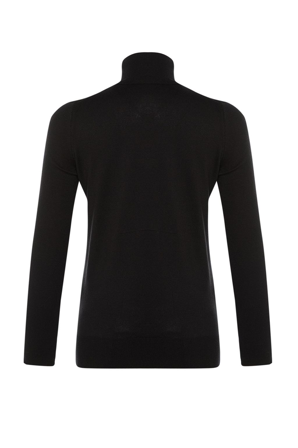 Siyah Merserize Gorunumlu Premium Iplik / Ozel Iplik Basic Triko Kazak TWOAW23KZ01514