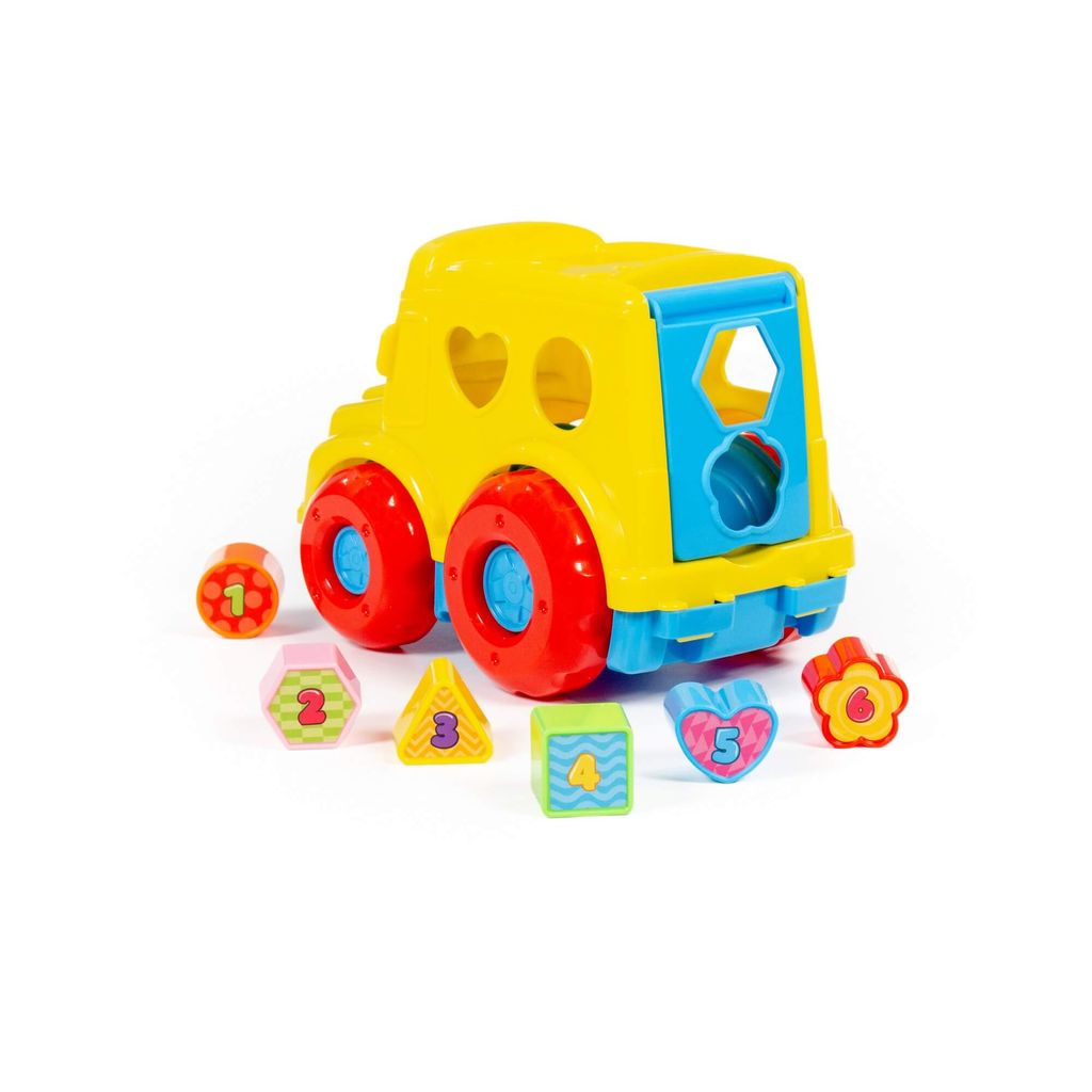 Игрушка развивающая Автобус (в сеточке) - Полесье фото 2