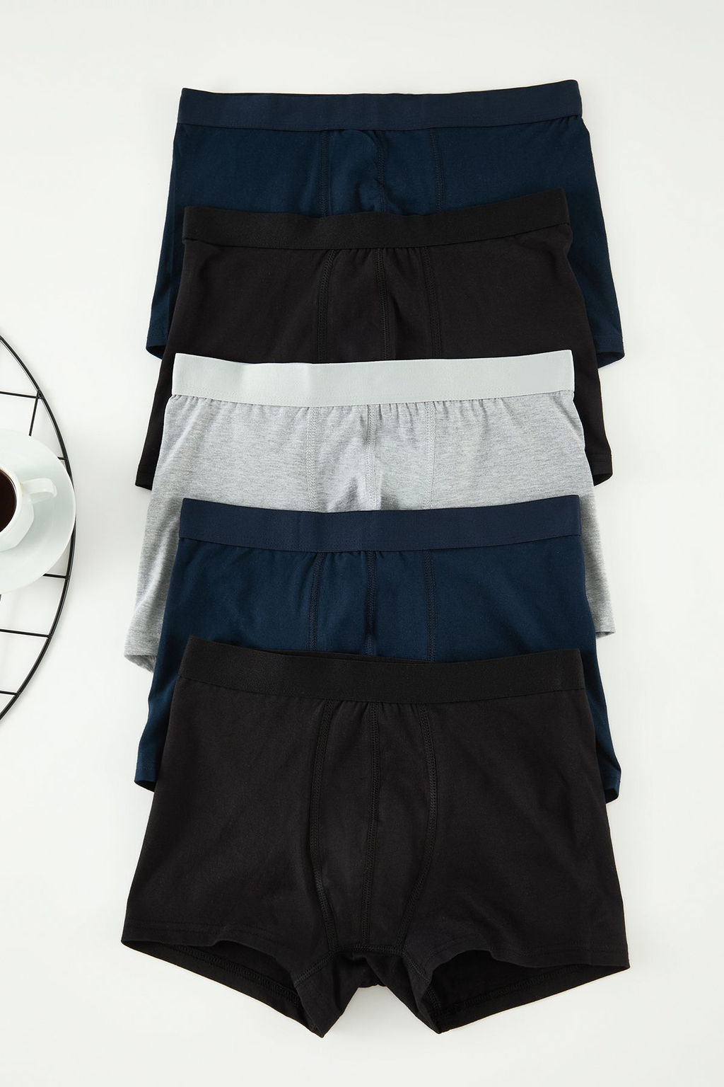 TRENDYOL MAN Lacivert 5li Paket Boxer TMNAW21BX0018 - Trendyolmilla фото 22