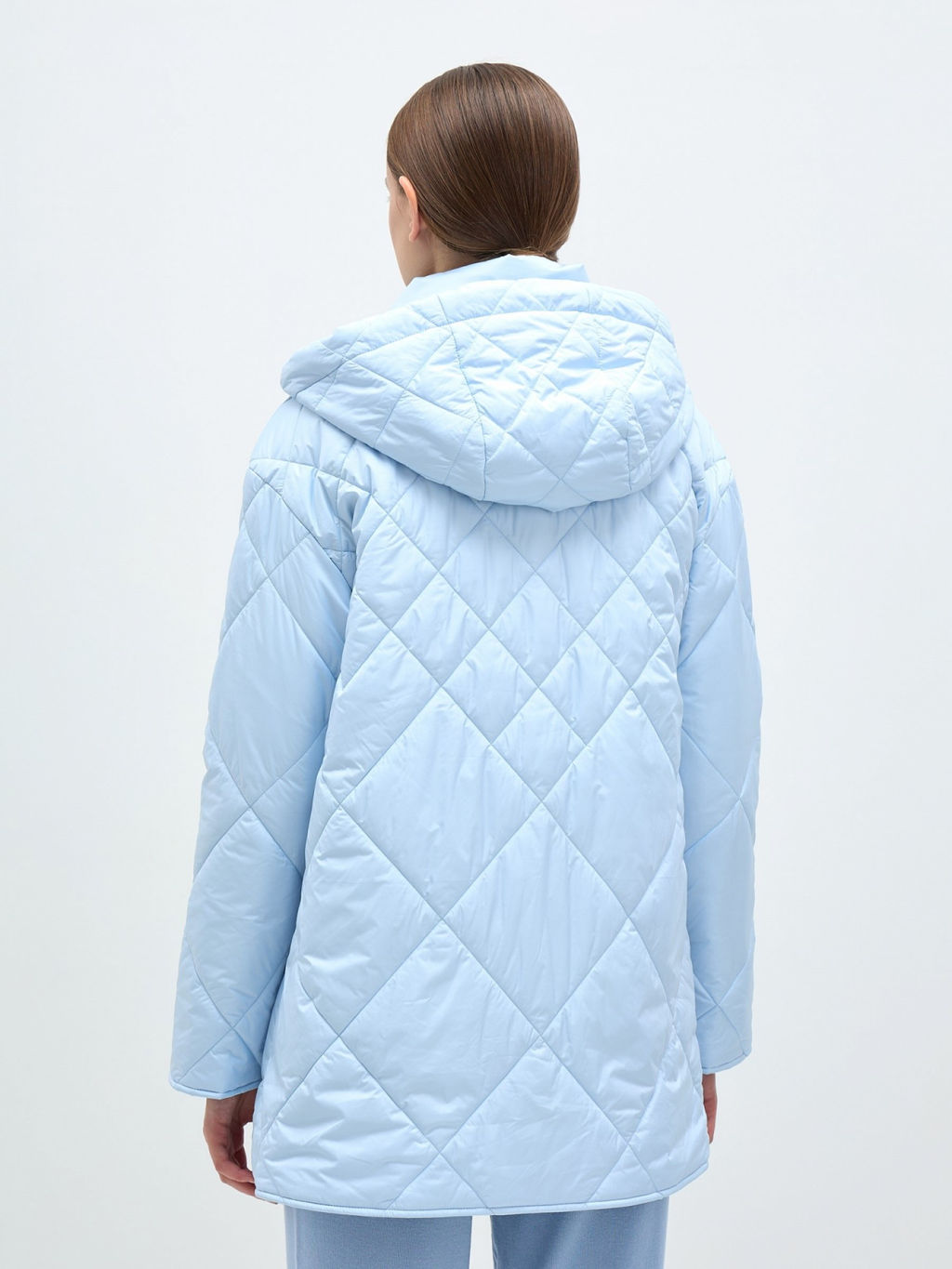 Conso/SM 240112 - angel blue Утепленное полупальто