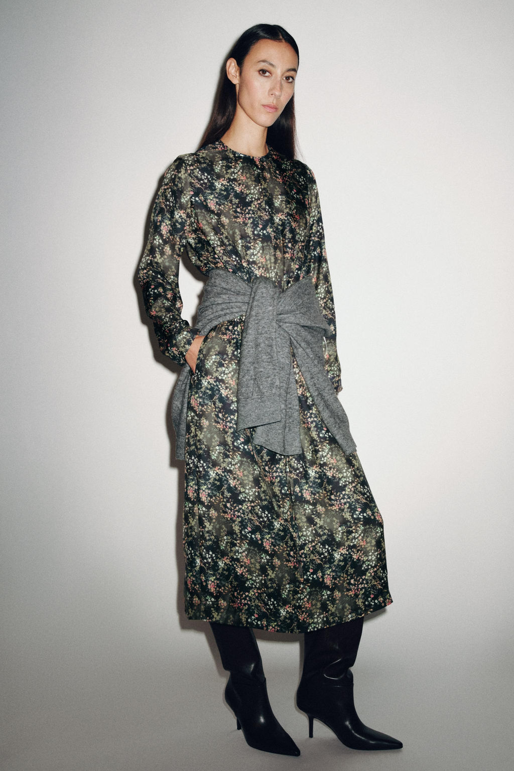 ZW COLLECTION FLORAL PRINT DRESS - Zara фото 5