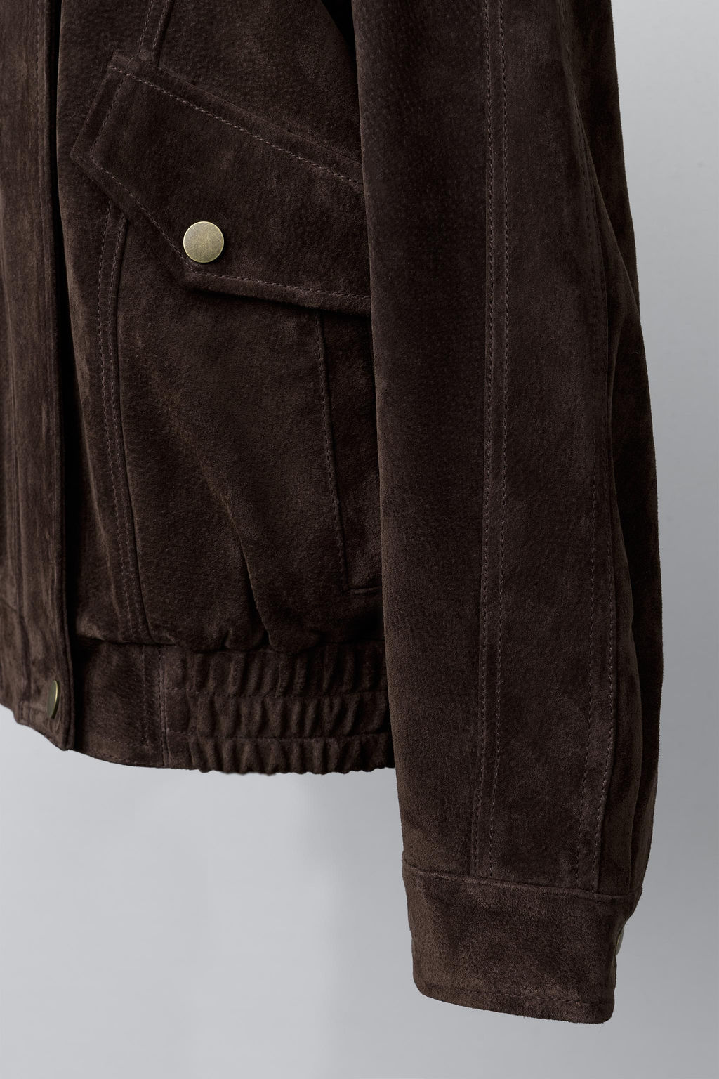 100% LEATHER JACKET - Zara фото 8