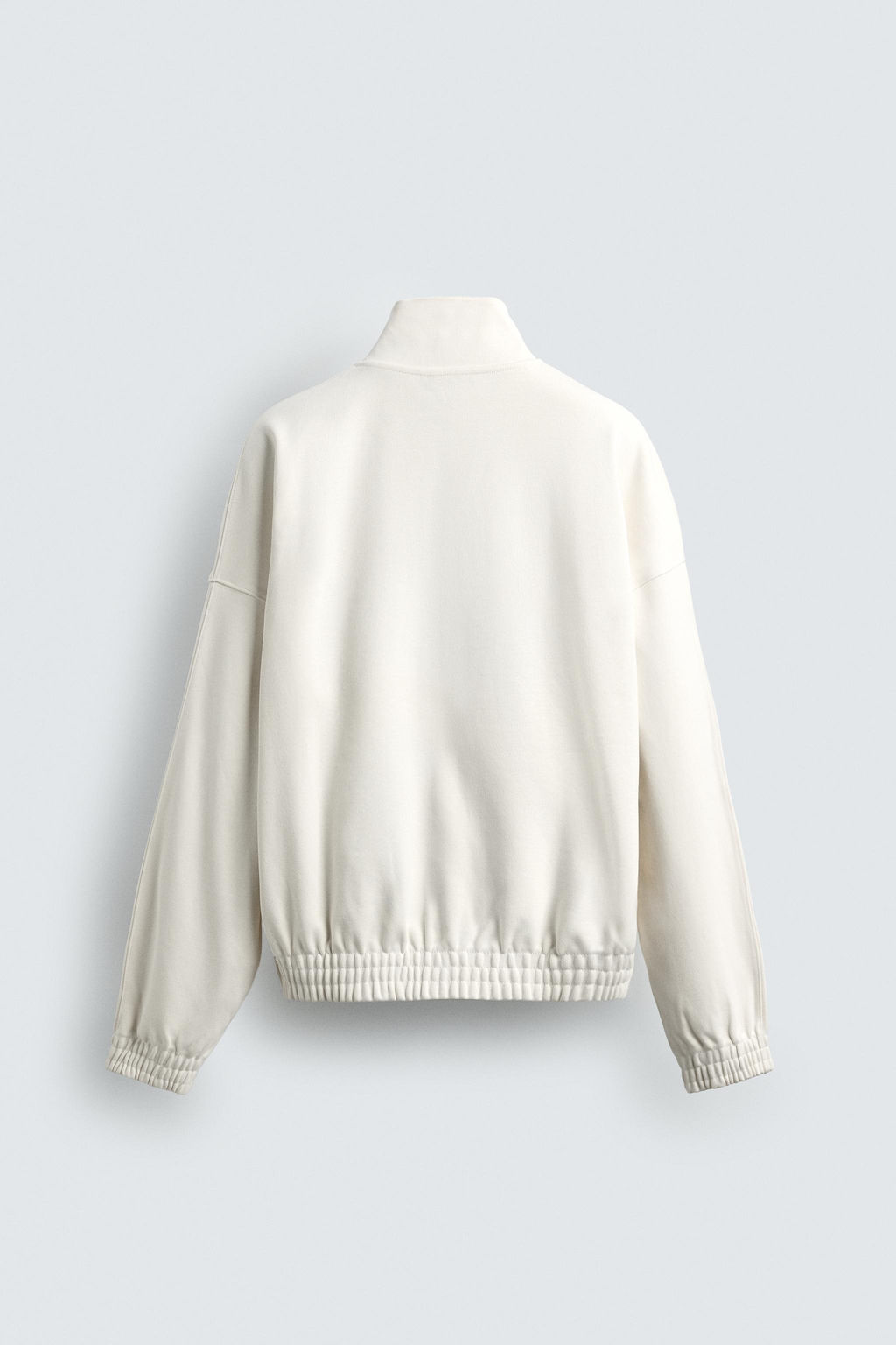 SUDADERA INTERLOCK CREMALLERA / Crudo - Zara фото 8