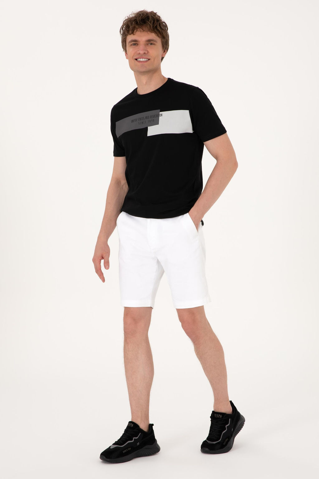Erkek Regular Fit Bisiklet Yaka Siyah Ti__rt Sepette S_rpriz _ndirim - U.s. polo assn фото 11