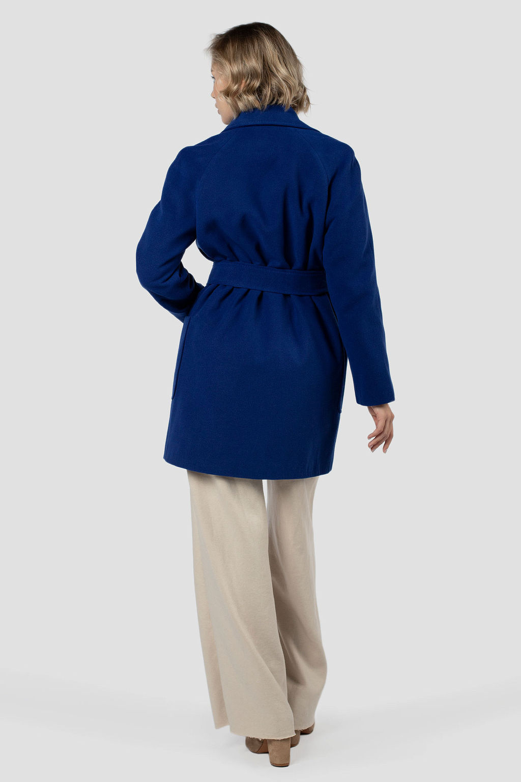 01-06507 Пальто женское демисезонное (пояс) - El podio фото 3