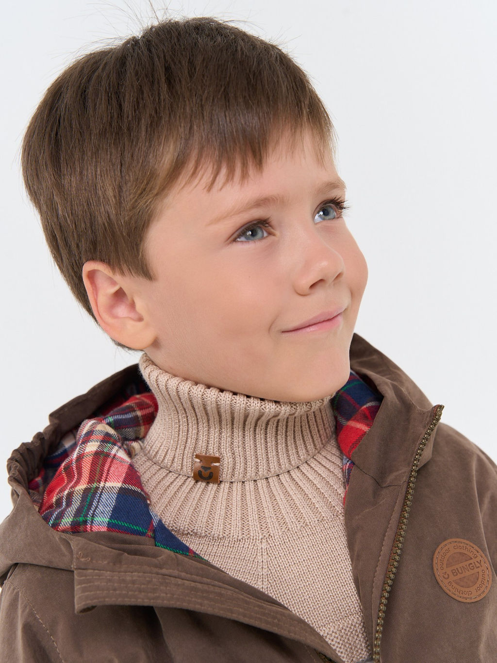 Манишка хлопковая Нюд - Bungly фото 3