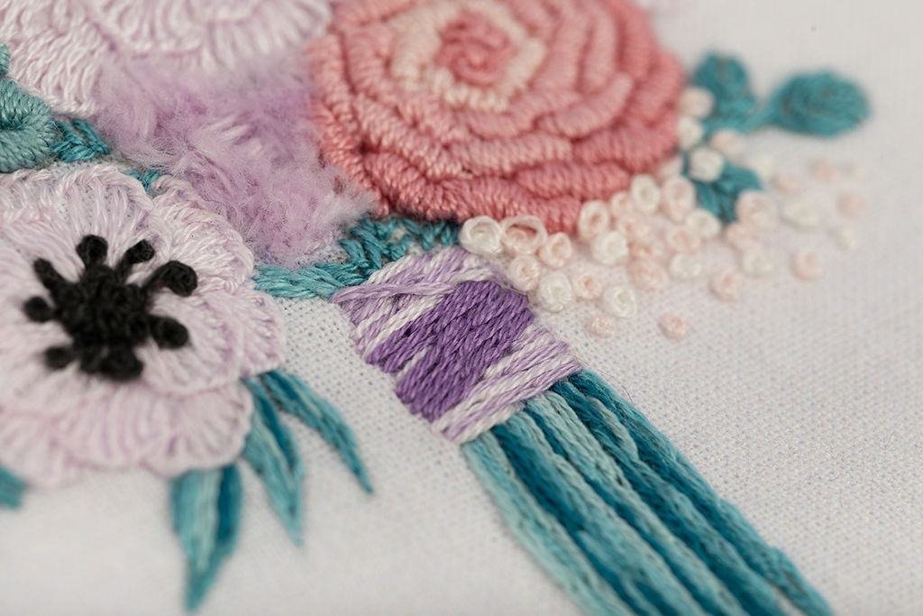 Набор для вышивания PANNA Живая картина JK-2225 Свадебный букет 15 х 15 см