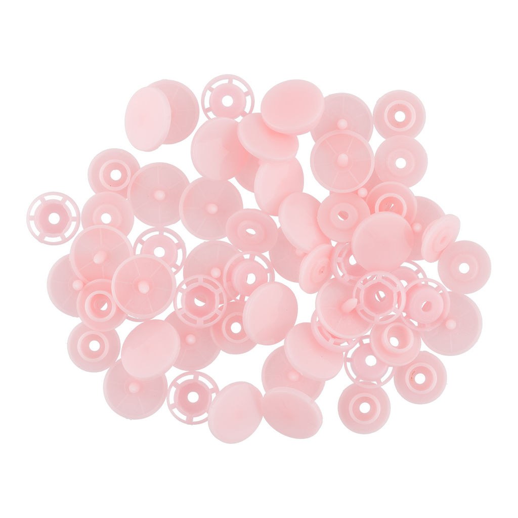 Кнопка Micron POM-15 Кнопки пластиковые пластик d 15 мм 15 шт. № 004 розовый