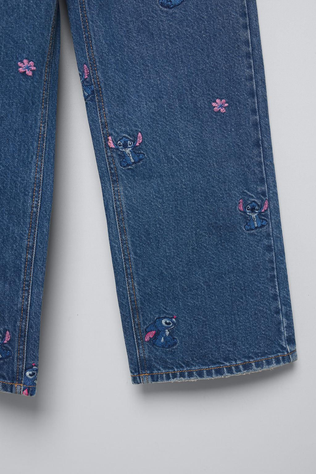 LILO & STITCH  DISNEY WIDE-LEG JEANS - Zara фото 4