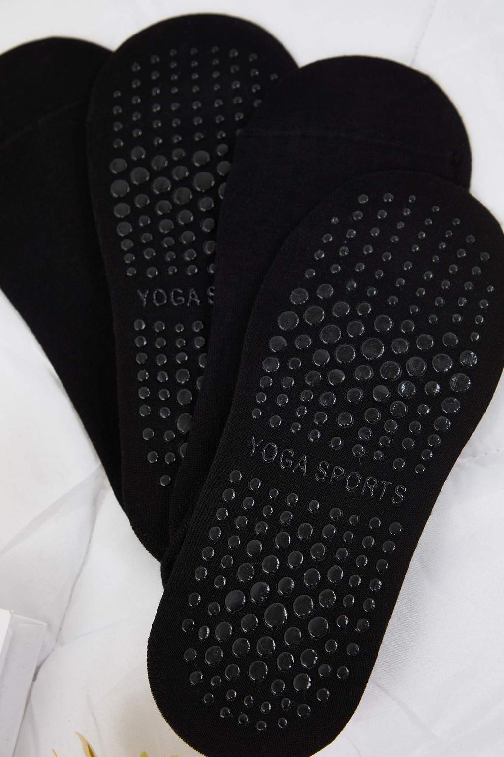 Siyah 2li Pamuklu Kayd?rmaz Yoga/Pilates Orme Corap THMAW26CO00020