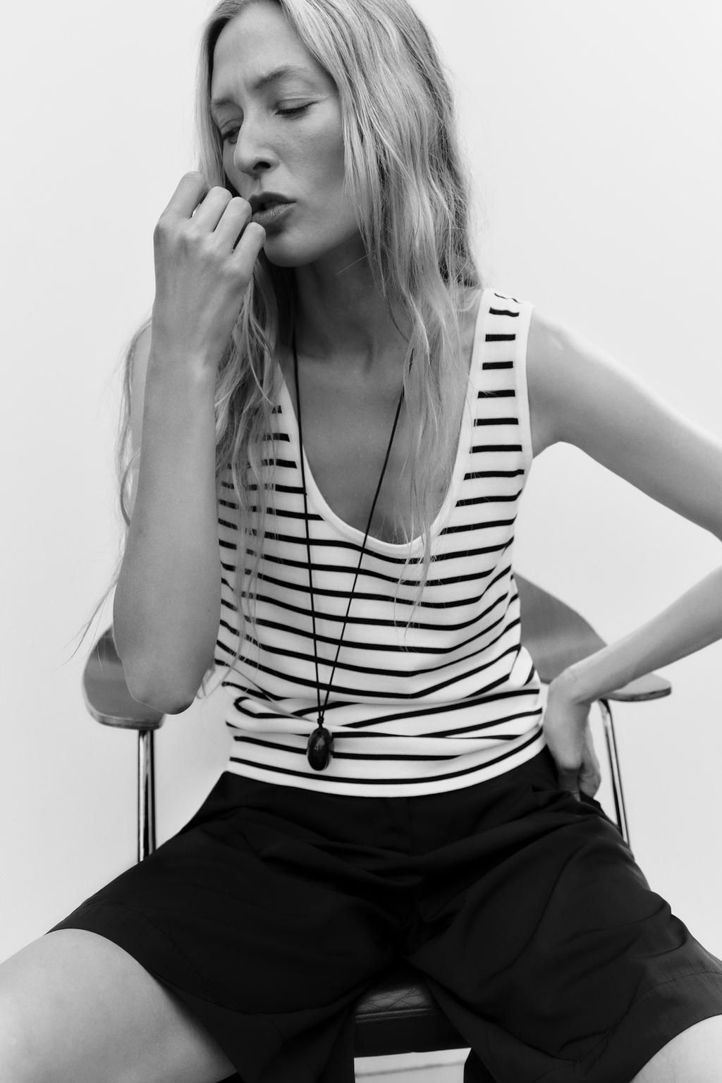 STRIPED KNIT TOP - Zara фото 13