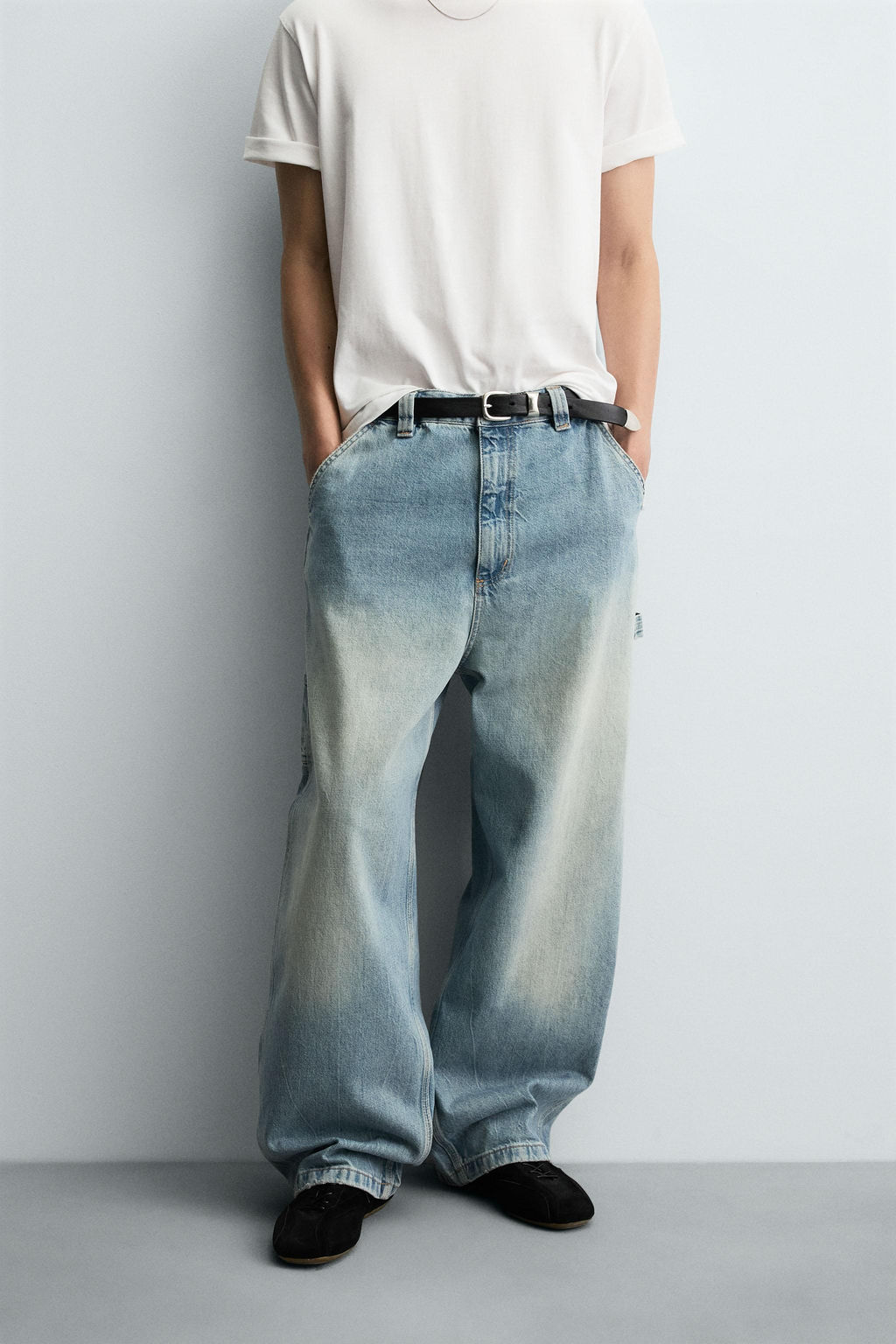 WIDE BAGGY FIT JEANS - Zara фото 2
