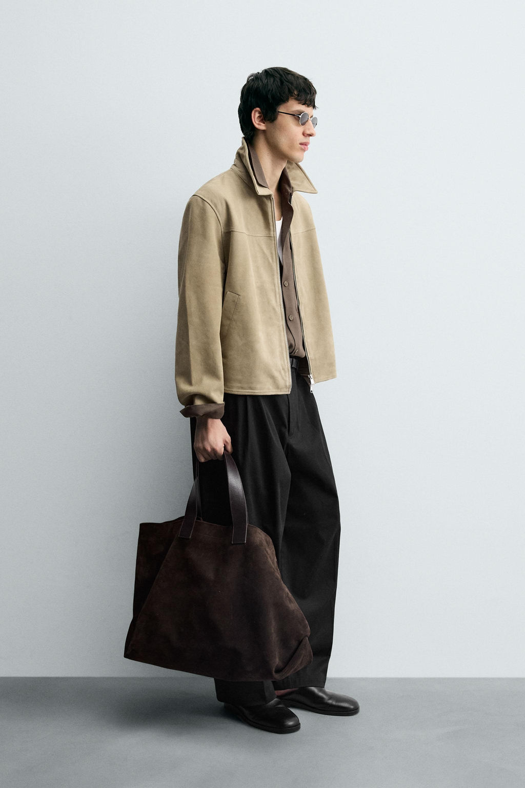 SUEDE LEATHER JACKET - Zara фото 4