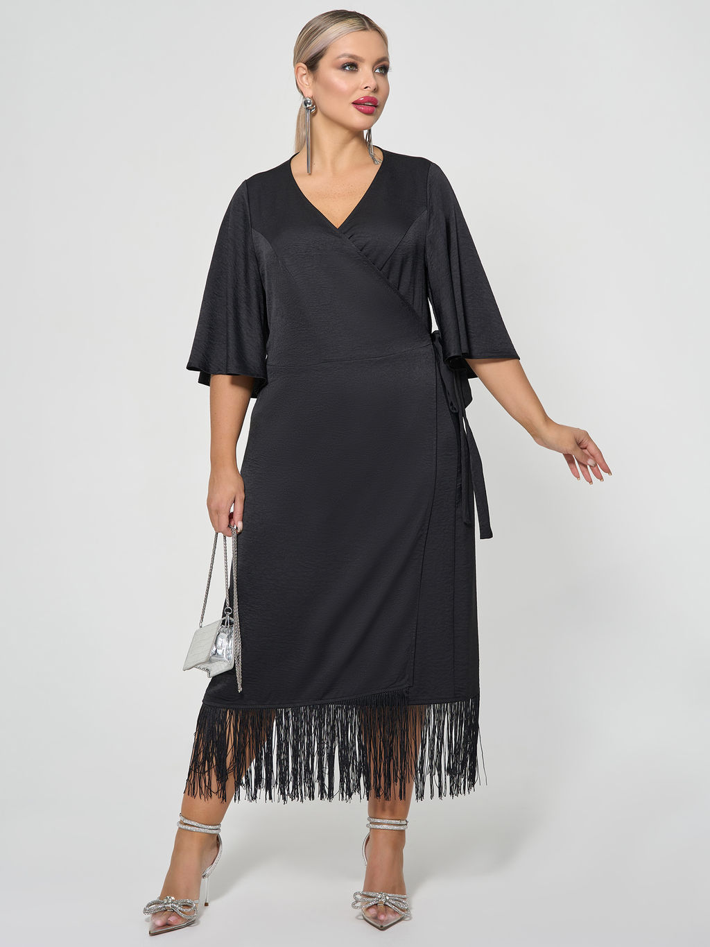 Платье 0383-1с черный - Dora фото 17