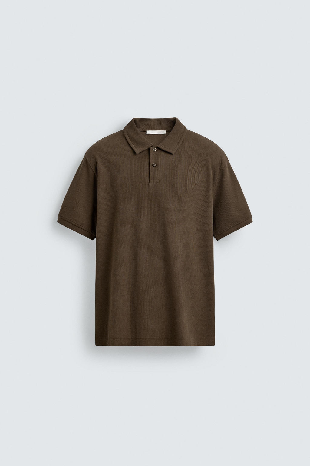 POLO REGULAR FIT ESTRUCTURA / Marr?n - Zara фото 6