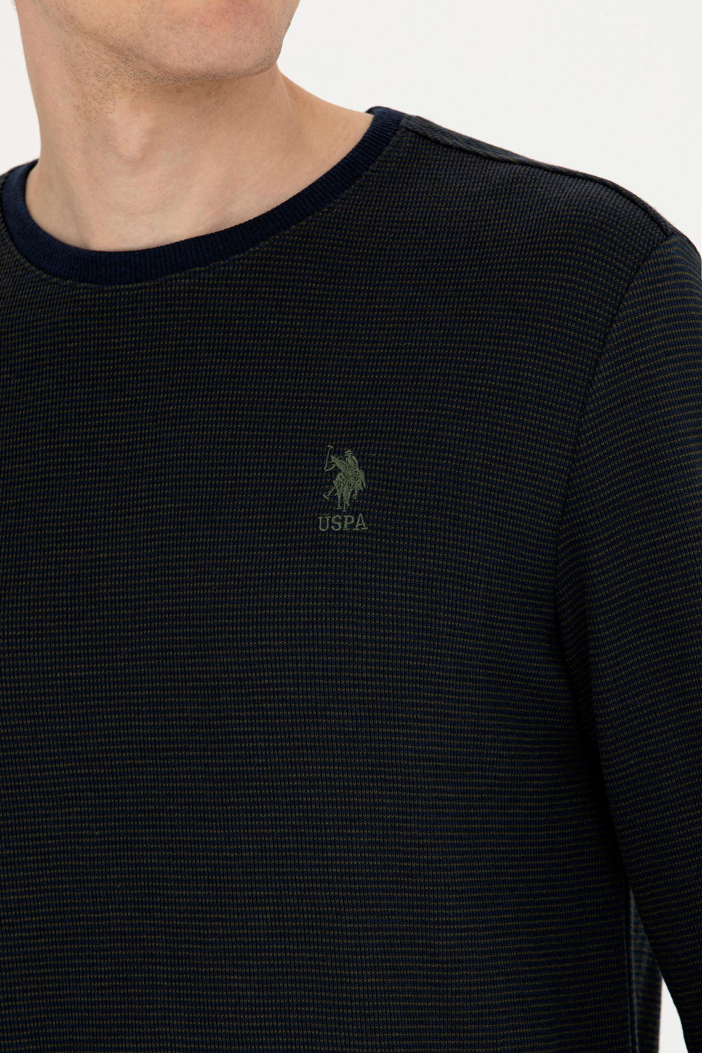 U. S. Polo Assn / Мужской темно-синий свитшот - U.s. polo assn фото 21