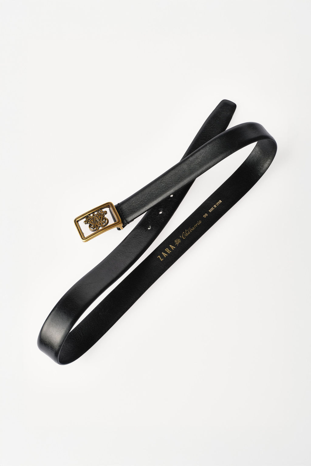 CINTUR?N CHAPA WILLY CHAVARRIA X ZARA / Negro  фото 3