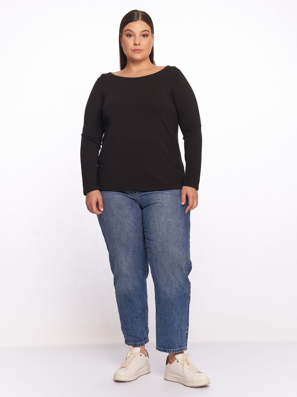 Лонгслив оверсайз BL17002BLK01