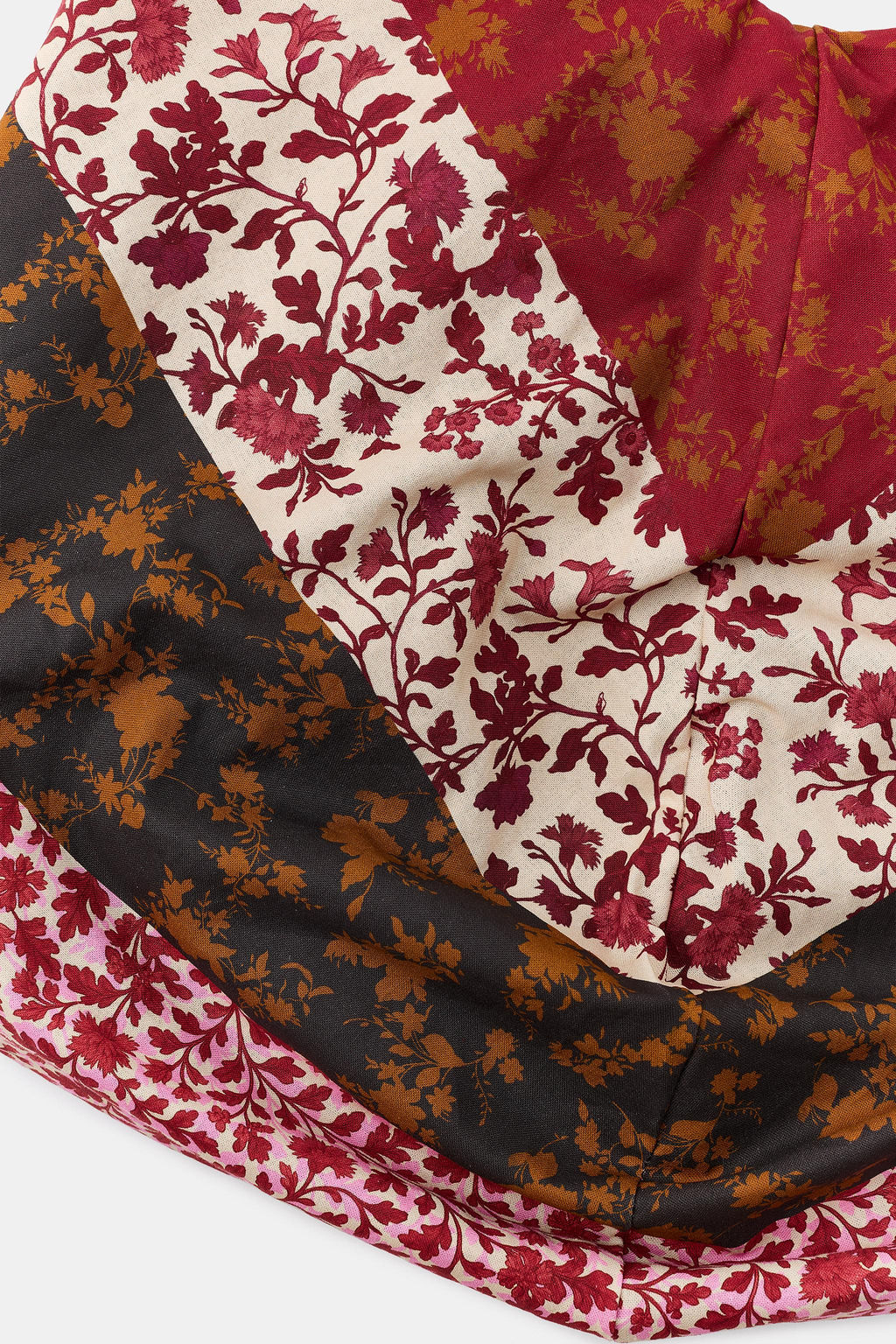 MAXI BOLSA ALGOD?N 100% ESTAMPADO FLORES / Granate - Zara фото 5