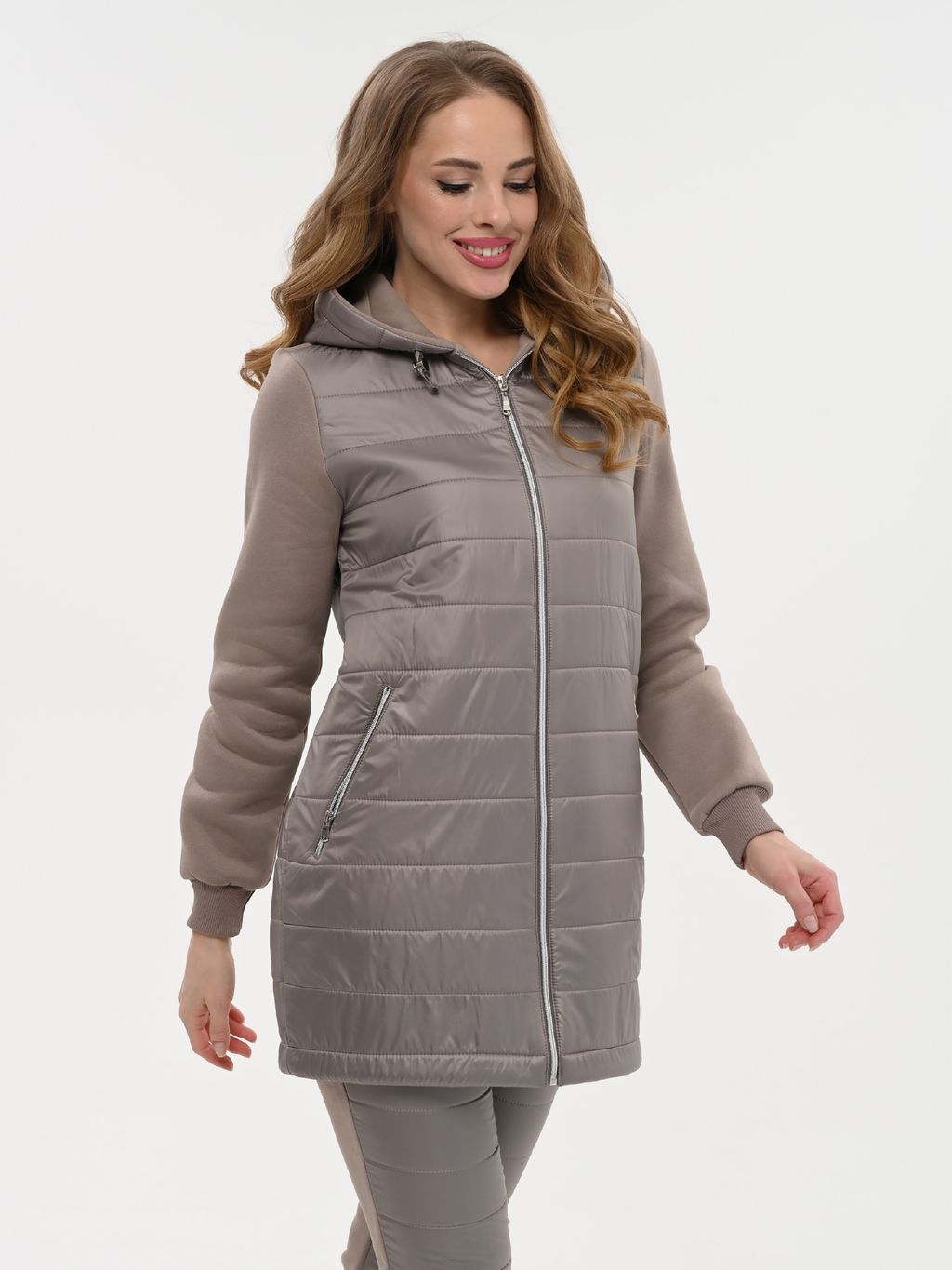 Толстовка  футер с плащевкой - А+б коллекция фото 10