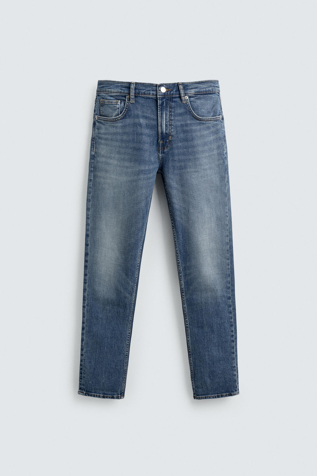 JEANS SLIM FIT B?SICO / Azul - Zara фото 8