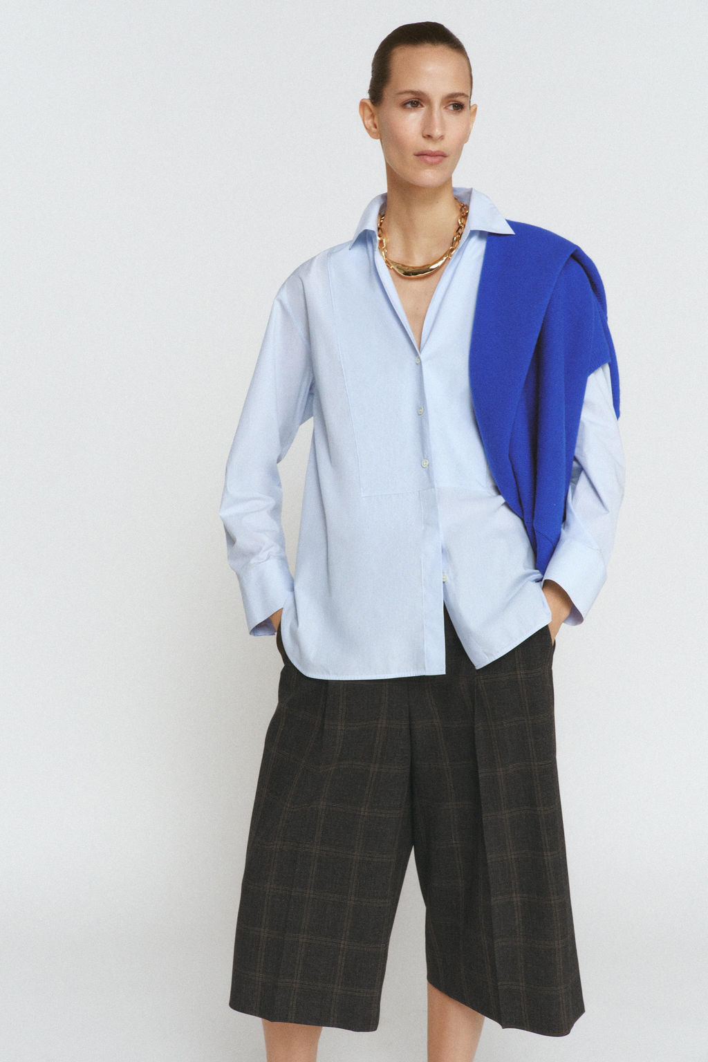 ZW COLLECTION POPLIN SHIRT - Zara фото 23