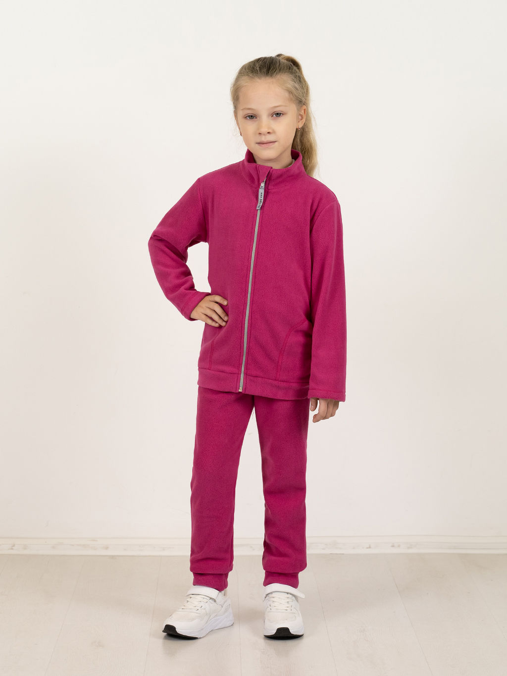 Костюм детский флисовый фуксия 762(ш) (104, 56)