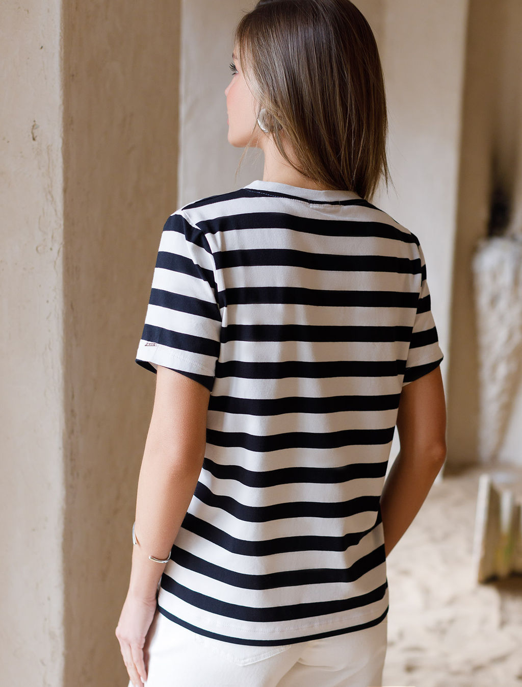 Футболка из премиального хлопка с эластаном - Vilatte фото 3