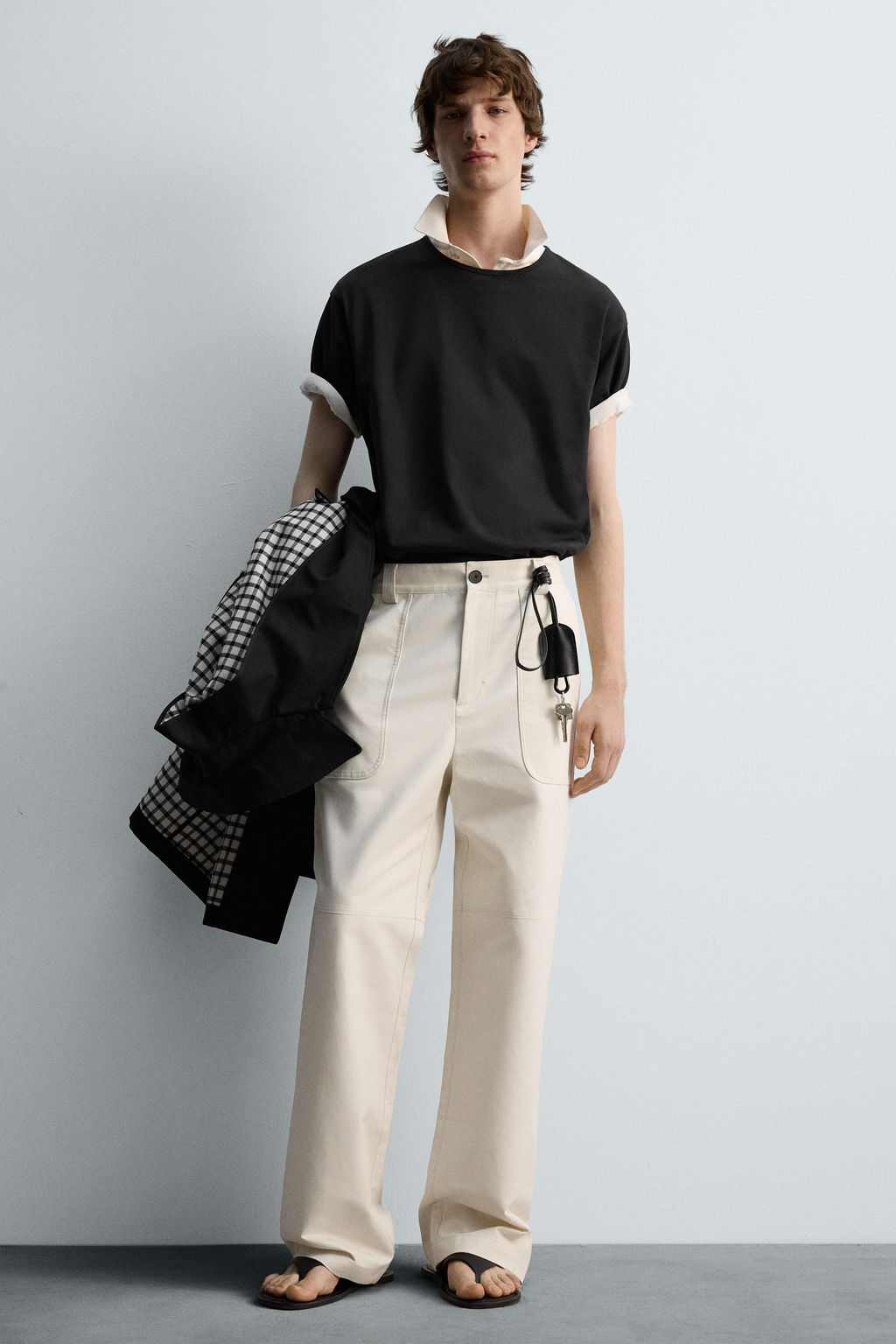 REGULAR FIT TROUSERS WITH POCKETS - Zara фото 5