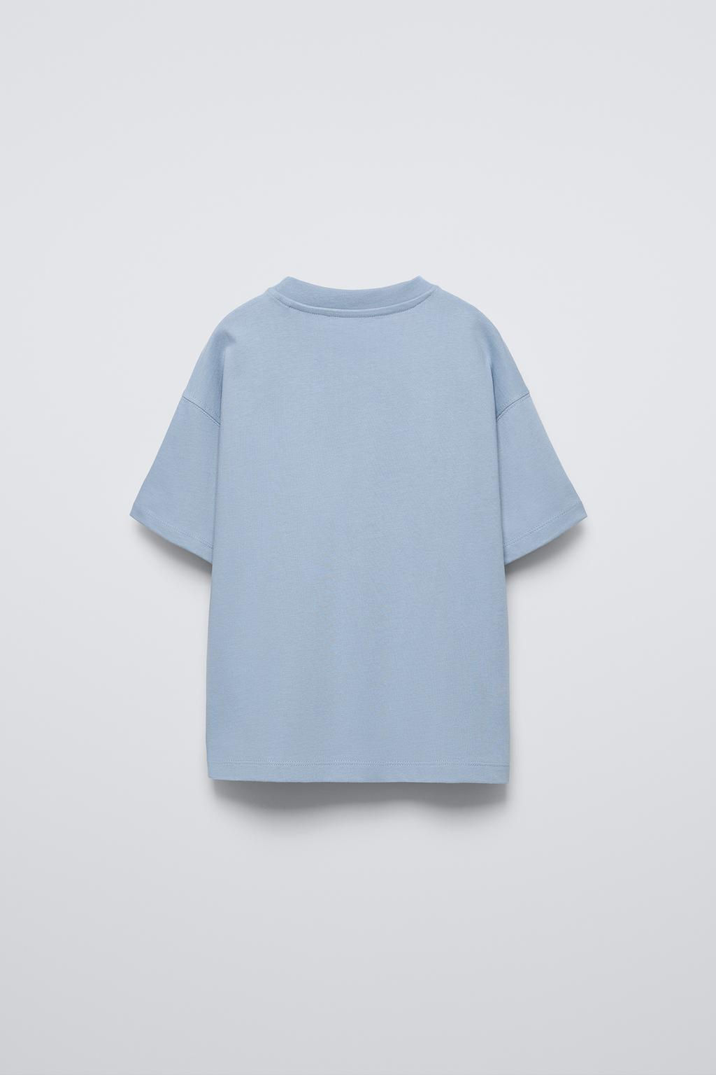 PLAIN MEDIUM WEIGHT T-SHIRT - Zara фото 12