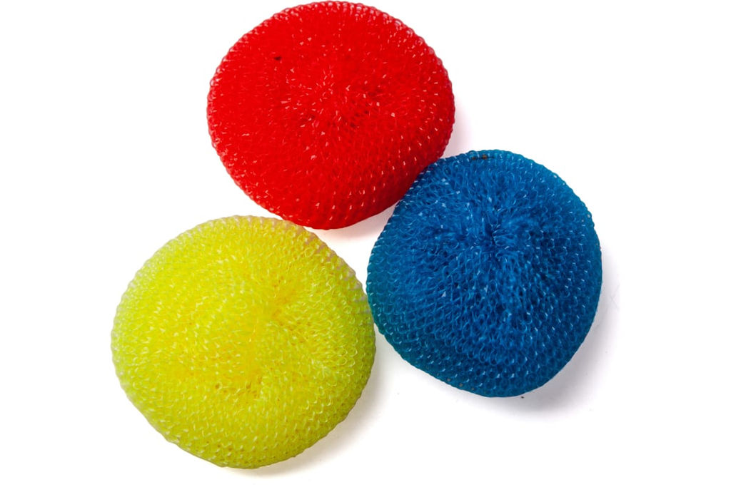 Мочалка пластиковая малая 3шт - Paclan фото 3