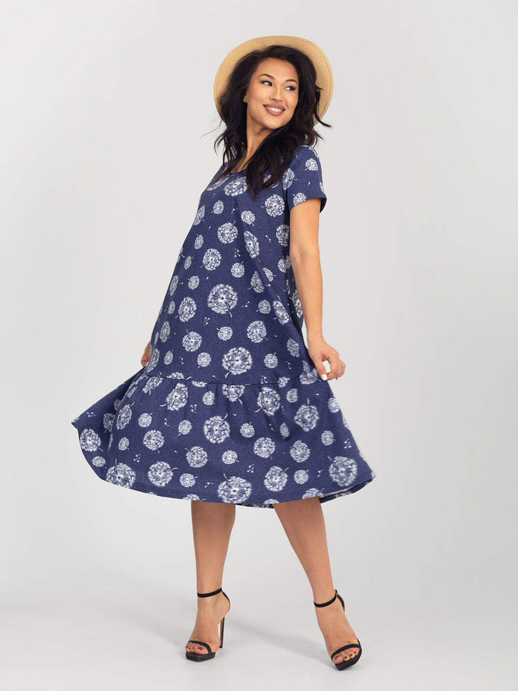 Платье женское кулирка "АГНИЯ" ОДУВАНЧИК