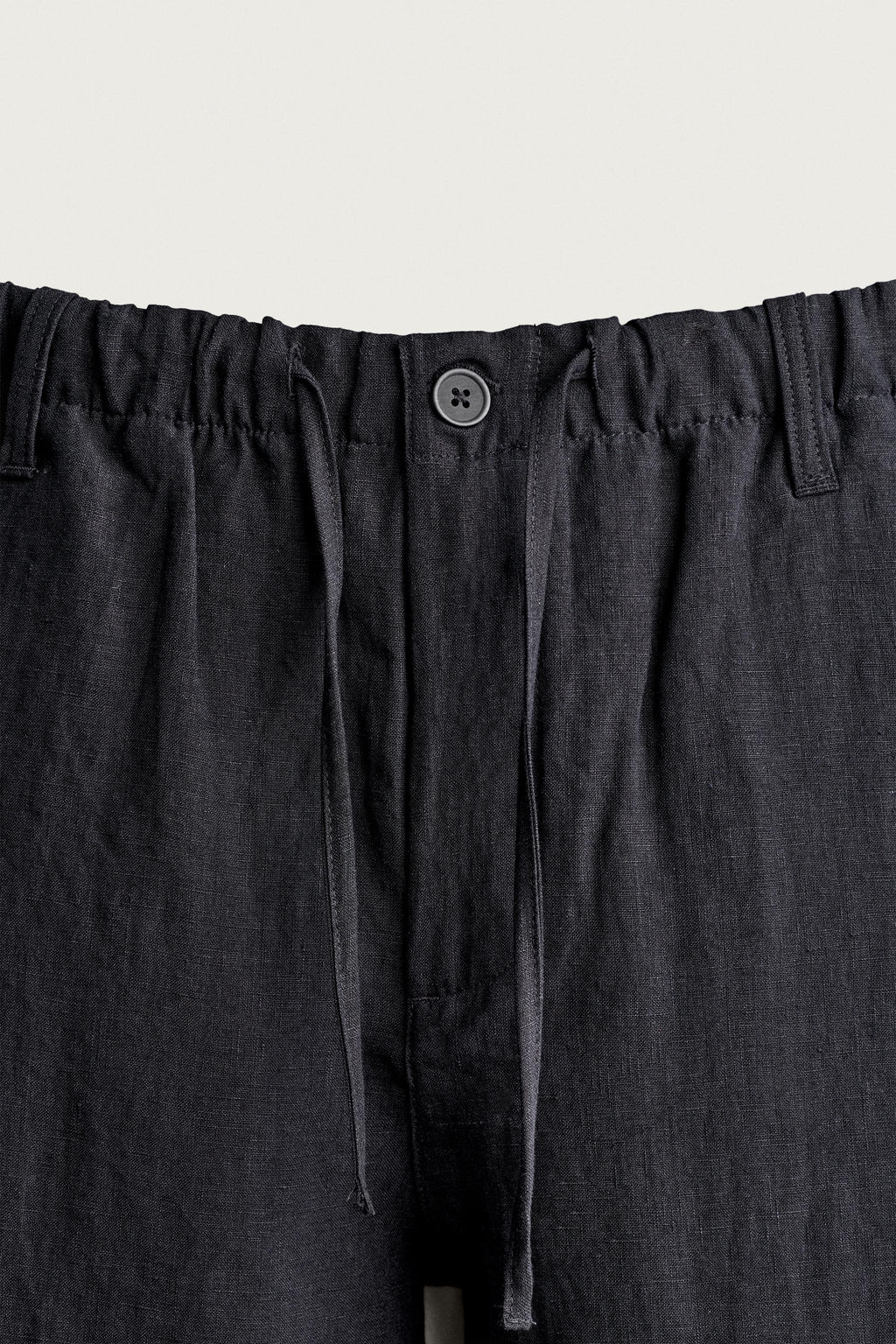 PANTAL?N RELAXED FIT 100% LINO / Marino oscuro - Zara фото 12
