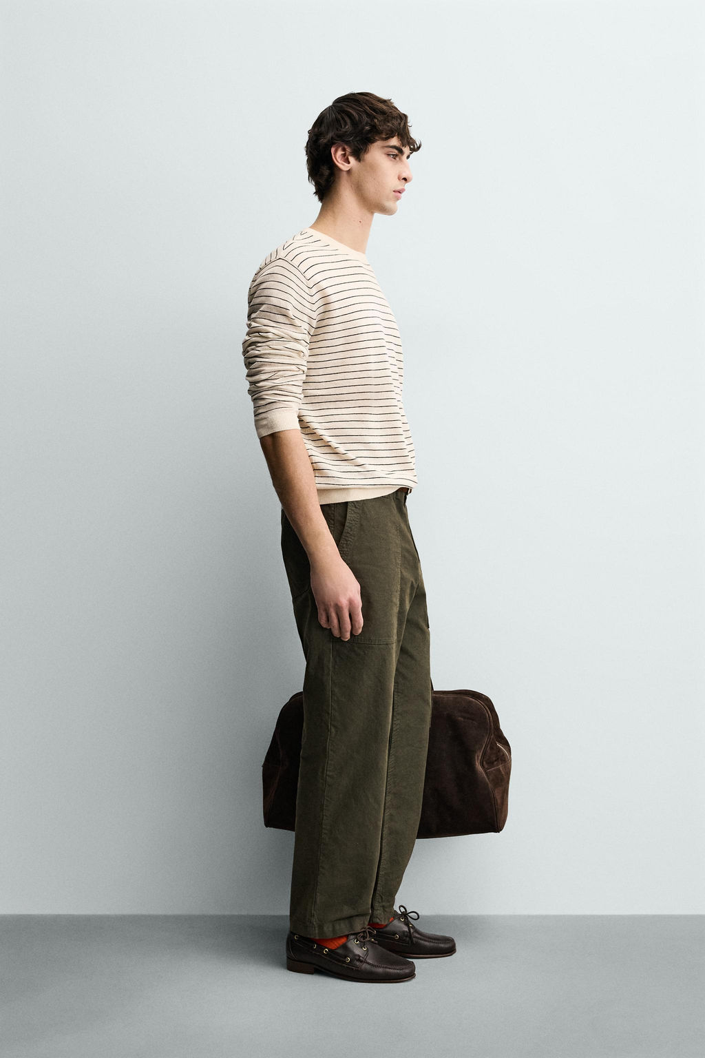 JERSEY RAYAS LINO - ALGOD?N / Crudo - Zara фото 3