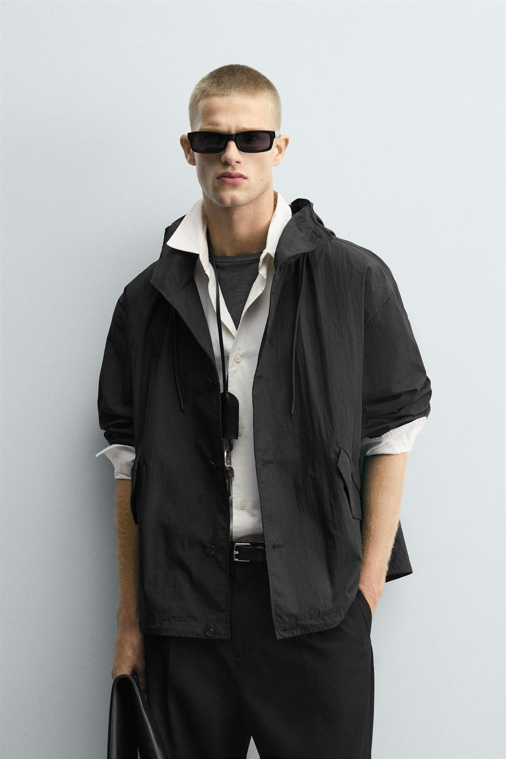 TECHNICAL HOODED JACKET - Zara фото 2