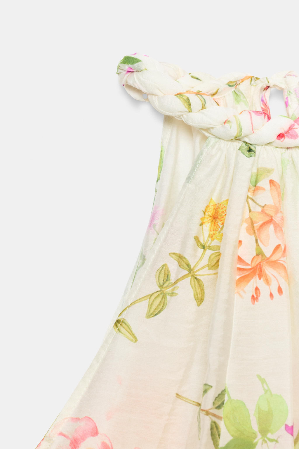 TOP HALTER ESTAMPADO FLORAL / Multicolor - Zara фото 9